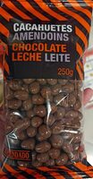 Cacahuetes chocolate con leche