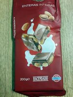 Chocolate con almendras enteras