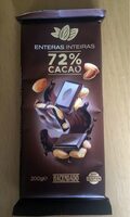 Chocolate negro 72% cacao con almendras enteras