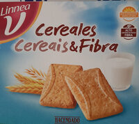 Galleta con cereales y fibra
