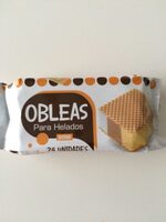 Obleas para helados