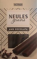 Neules grans amb xocolata