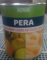 Pera en almíbar ligero