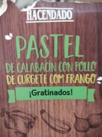 Pastel de calabacín con pollo