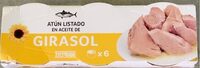 Atun listado en aceite de girasol