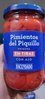 Pimientos del Piquillo en tiras con ajo