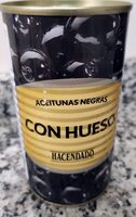 Aceitunas negras con hueso