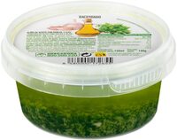 Aliño de aceite con perejil y ajo