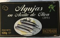 Agujas en aceite de oliva