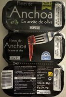 Filetes de anchoa en aceite de oliva