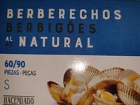 Berberechos al natural 60/90 piezas S