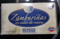 Zamburiñas en salsa de vieira