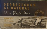 Berberechos al natural de la ría de Noia