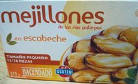 Mejillones en escabeche con aceite de girasol