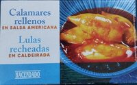 Calamares rellenos en salsa americana