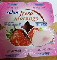 Yogur sabor fresa