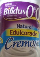 Bifidus Desnatado Natural Edulcorado Cremoso