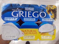 Yogur al estilo griego natural azucarado