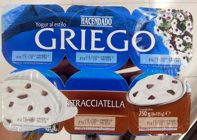 Yogur al estilo griego Stracciatella