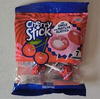 Cherry stick con chicle