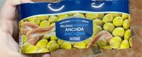 Aceitunas verdes rellenas de anchoa