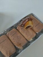 Napolitanas con relleno de cacao
