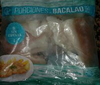 Porciones de bacalao