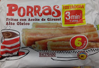 Porras fritas con aceite de girasol alto oleico