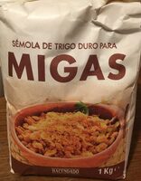Sémola de trigo duro para migas