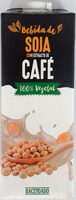 Bebida de soja con extracto de café