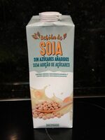 Bebida de soja sin azúcares añadidos