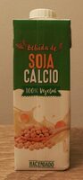 Bebida de soja calcio