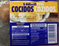 Huevos cocidos