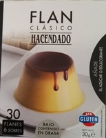 Flan Clásico - Hacendado - 30 g