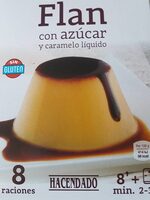 Flan con azúcar