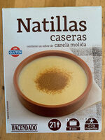 Natillas caseras con canela molida