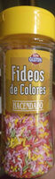 Fideos de colores