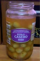 Aceitunas Partidas Aliñadas Estilo Casero