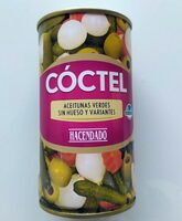 Cóctel de aceitunas verdes sin hueso y variantes