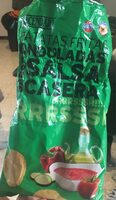 Patatas fritas onduladas en salsa casera