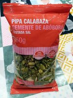 Pipa de calabaza tostada con sal