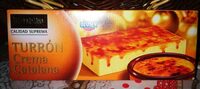 Turrón de crema catalana