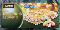 Turrón guirlache de cacahuete