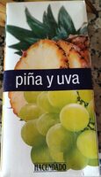 Zumo de piña y uva