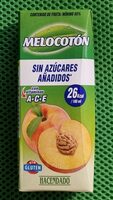 Zumo de melocotón sin azúcares