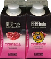 Bebe fruta 100% granada
