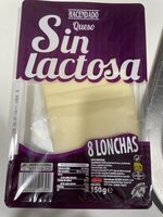 Queso lonchas sin lactosa