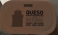 Queso blanco pasteurizado sabor natural