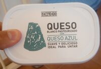 Queso blanco pasteurizado con queso azul
