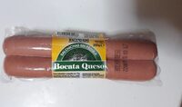 Salchichas sin fécula bocata queso